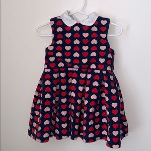 Red and pink heart dress